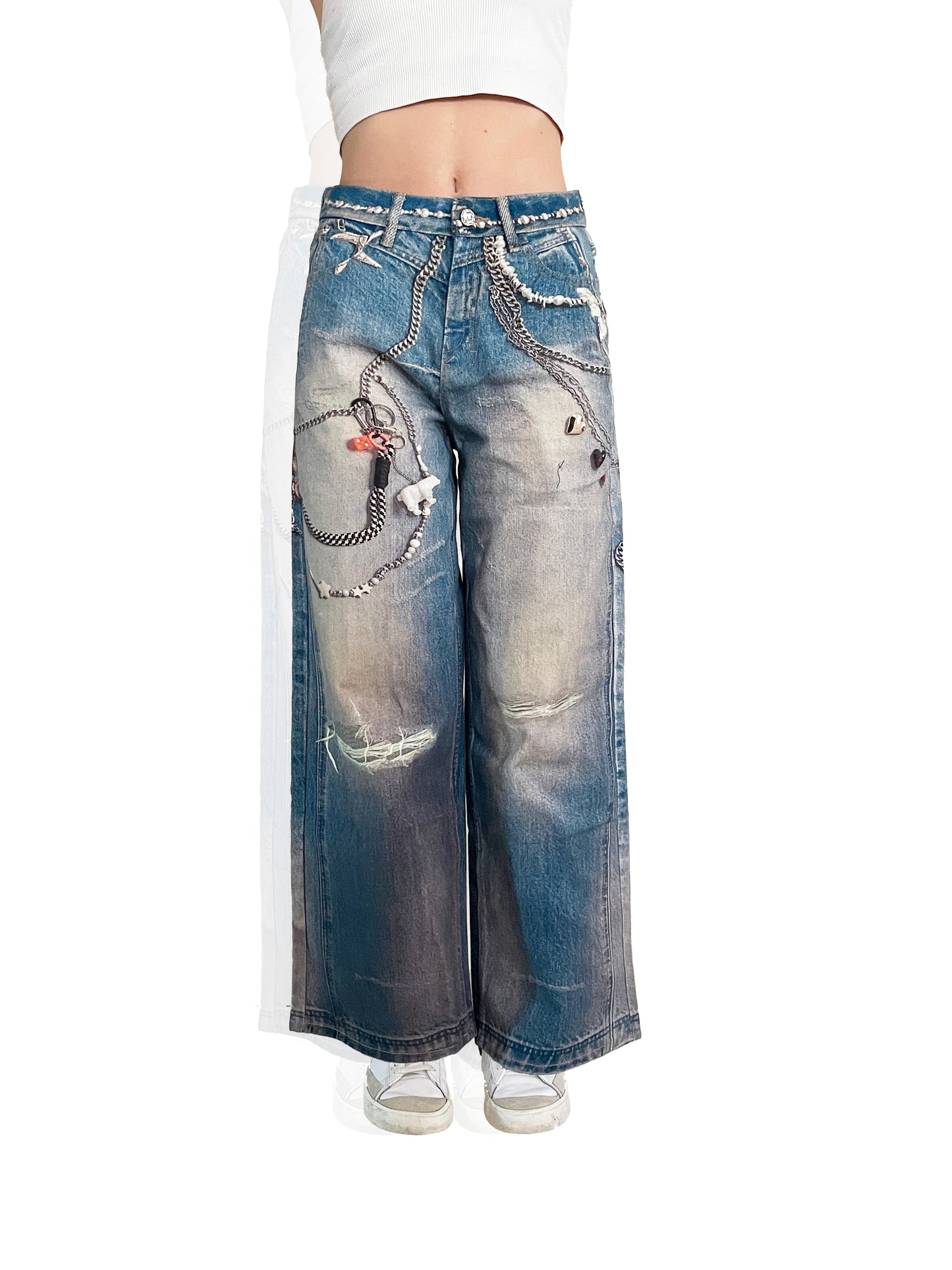 Chain Wash Denim