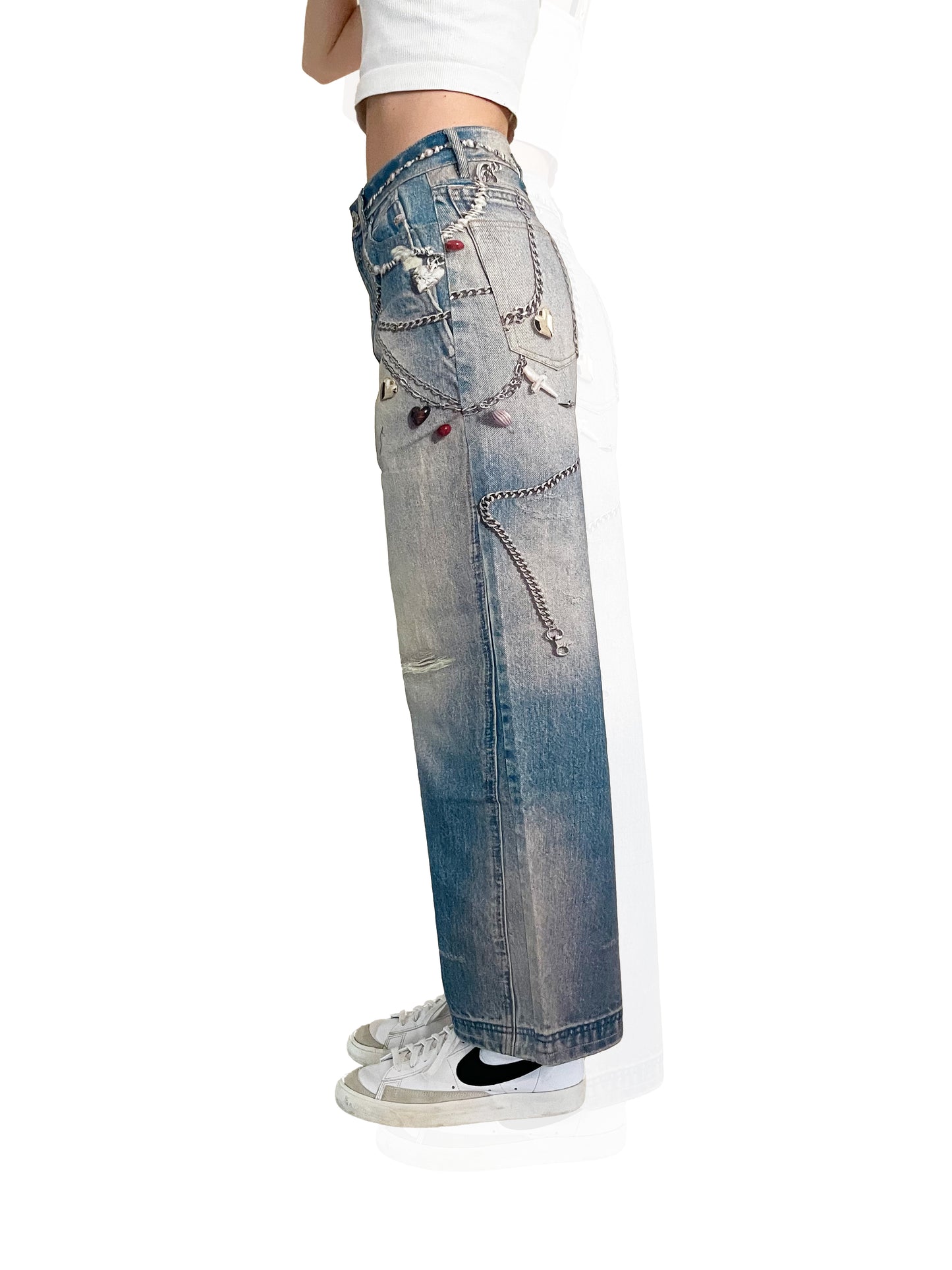 Chain Wash Denim