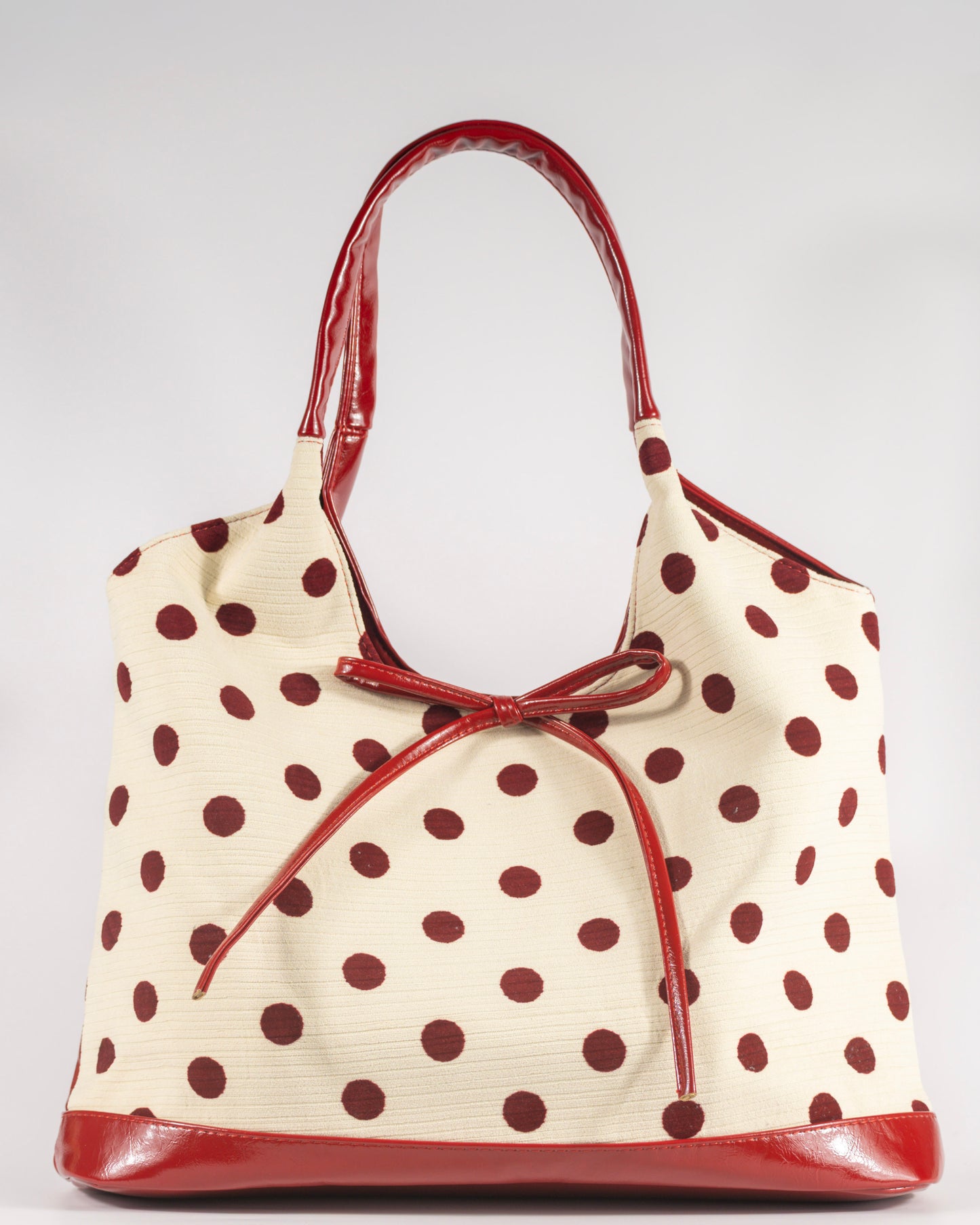 Polka Dot Canvas Bag