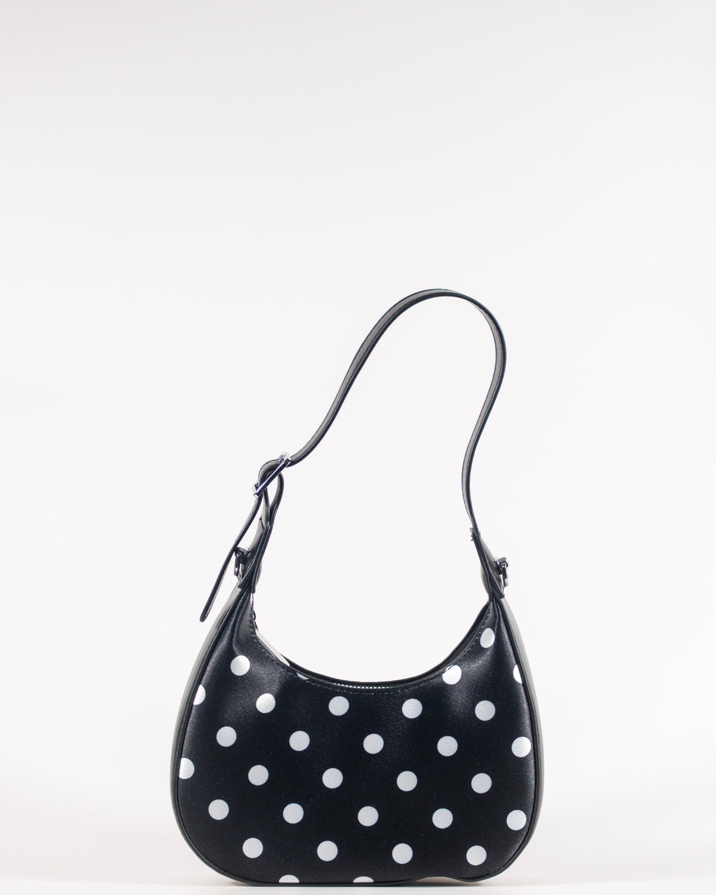 Black Polka Dot Hobo Bag