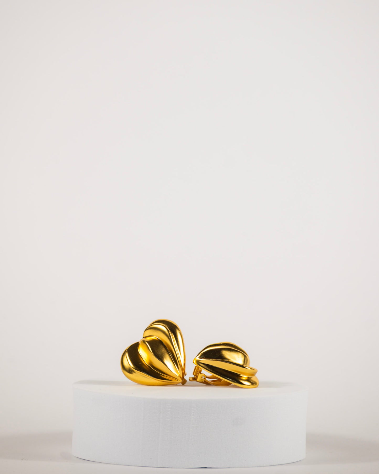 Sculptural Heart Earrings