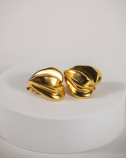 Sculptural Heart Earrings