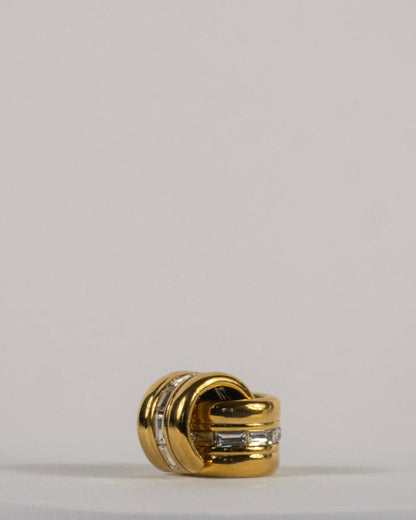 Golden Orbit Ear Cuff Pair
