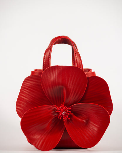 Red Bloom Bag